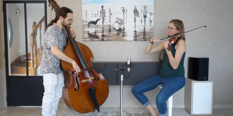 Northern Bridge Duet, Musiciens Jazz en représentation à Somme - photo de couverture
