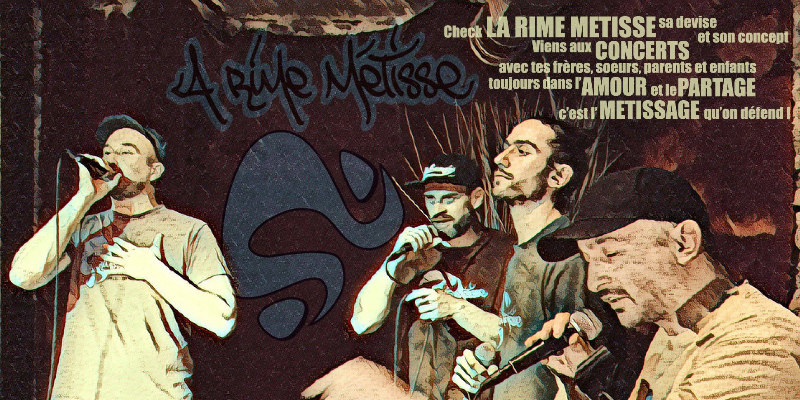 La Rime métisse, Musiciens Hip-hop en représentation - photo de couverture