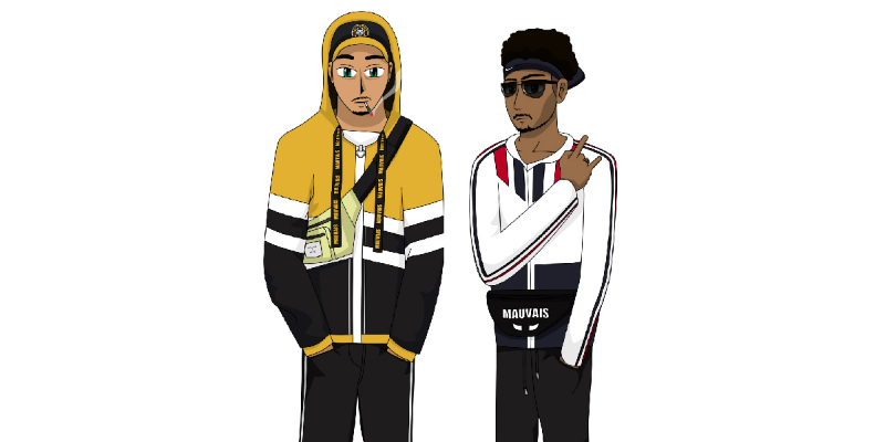 La Bonne Paire, Groupe de Musique Rap en représentation - photo de couverture
