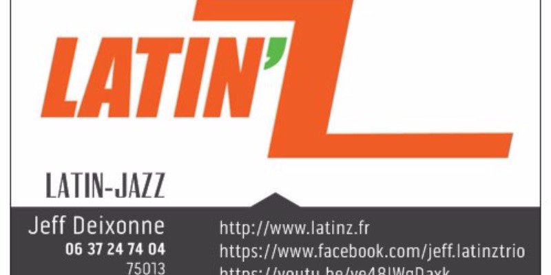 latinZtrio (latin latin-jazz) peut faire danser SALSA, MAMBO, Groupe de Musique Musiques du Monde en représentation - photo de couverture n° 2