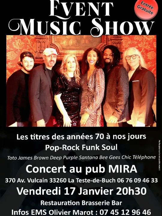 Les concerts passés et à venir de TOTO Tribute with Love
