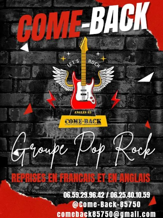 Les concerts passés et à venir de COME-BACK