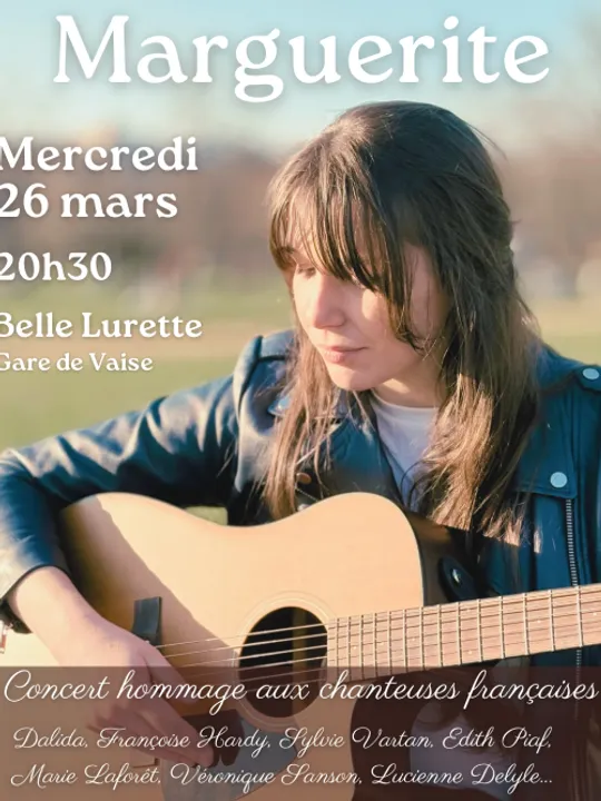 Les concerts passés et à venir de Marguerite 