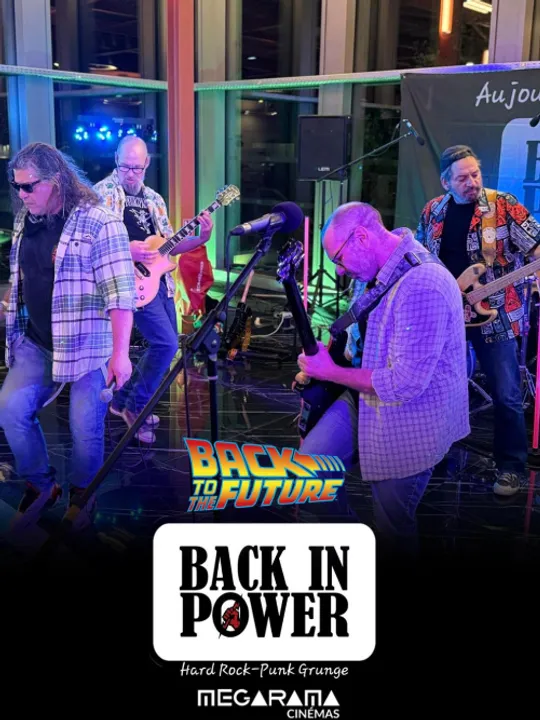 Les concerts passés et à venir de Back in power