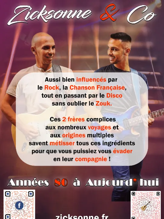 Les concerts passés et à venir de Zicksonne & Co