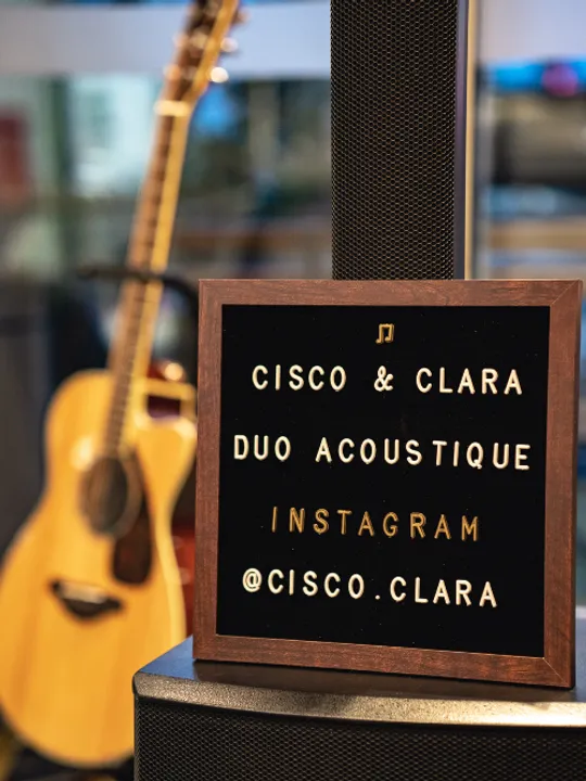 Les concerts passés et à venir de Cisco & Clara - Duo acoustique