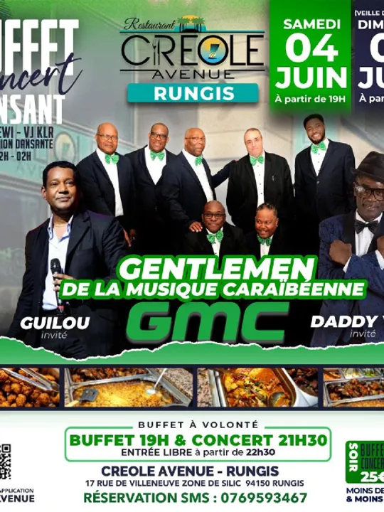 Les concerts passés et à venir de Gentlemen de la Musique Caribéenne