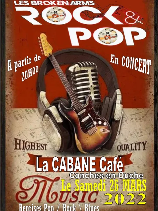 Les concerts passés et à venir de BROKEN ARMS