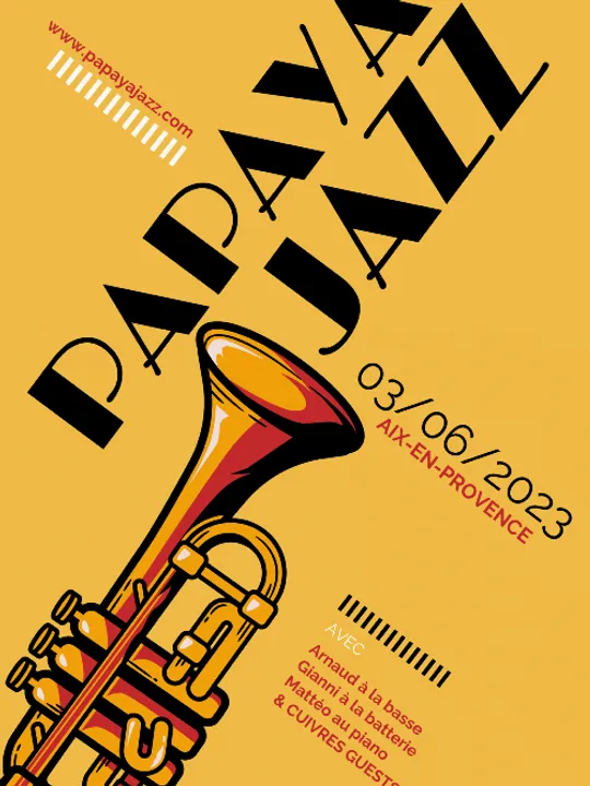 Les concerts passés et à venir de Papaya Jazz