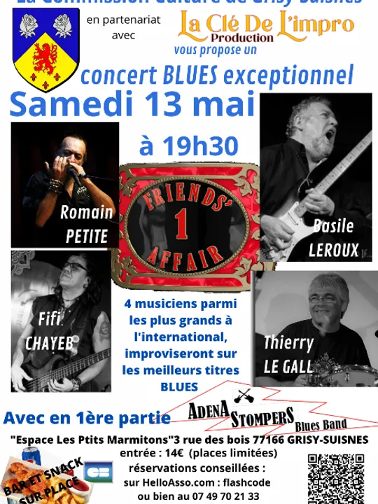 Les concerts passés et à venir de Adena Stompers Blues Band