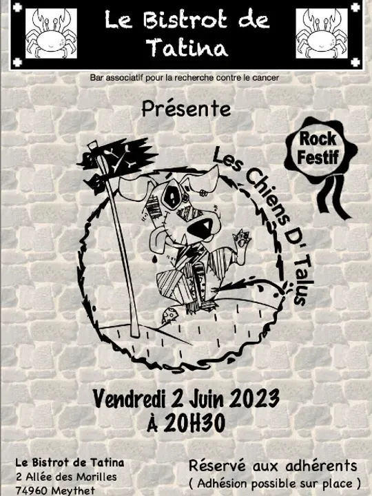 Les concerts passés et à venir de Les Chiens D Talus