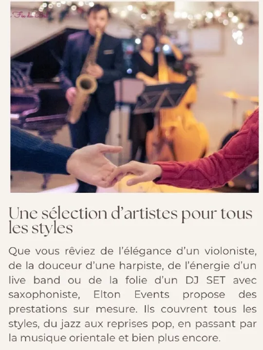 Les concerts passés et à venir de ELTON EVENTS