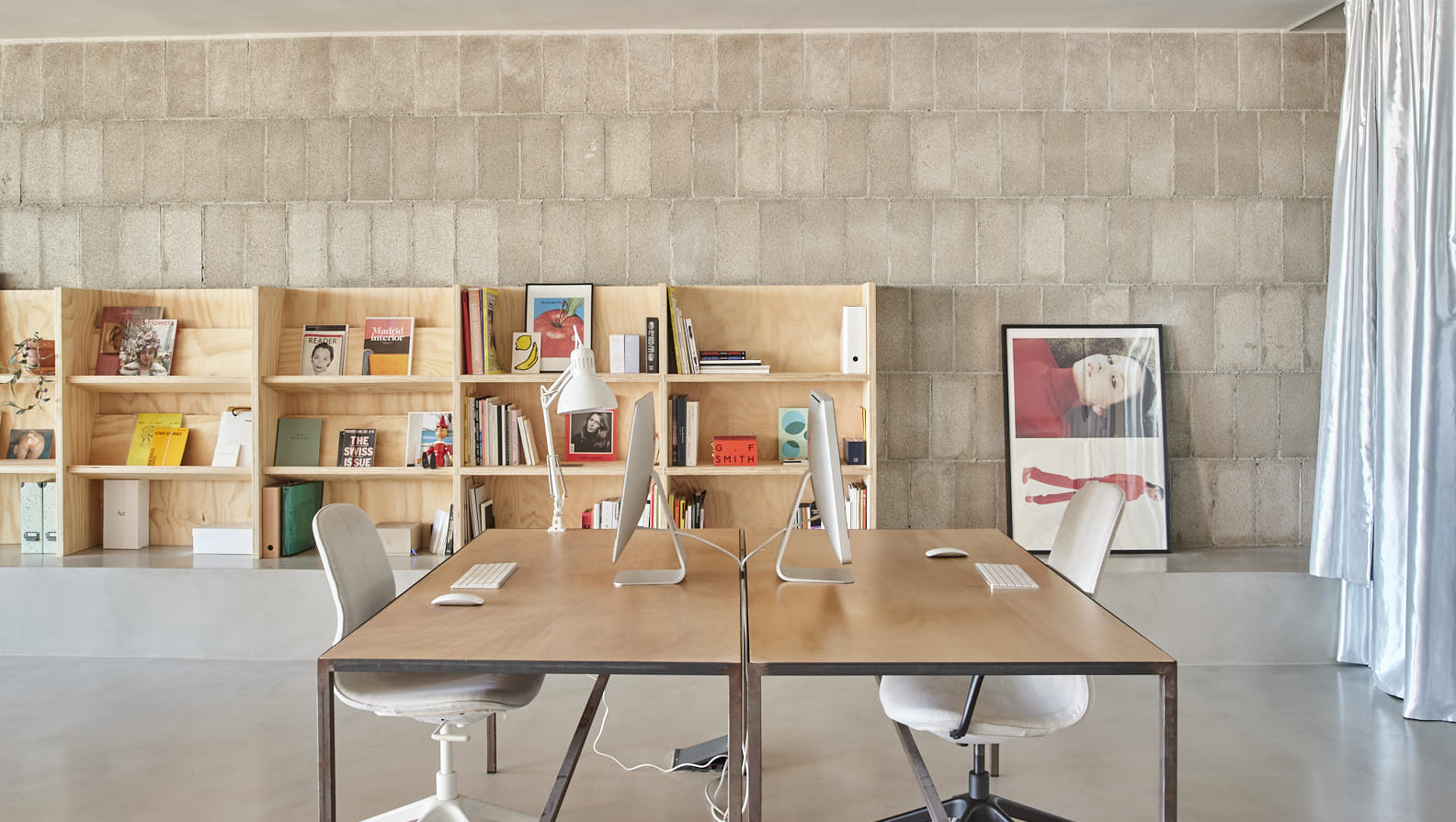 LLOS& Studio inside view. Arch Bajet Giramé, photo Jose Hevia, Barcelona 2023.