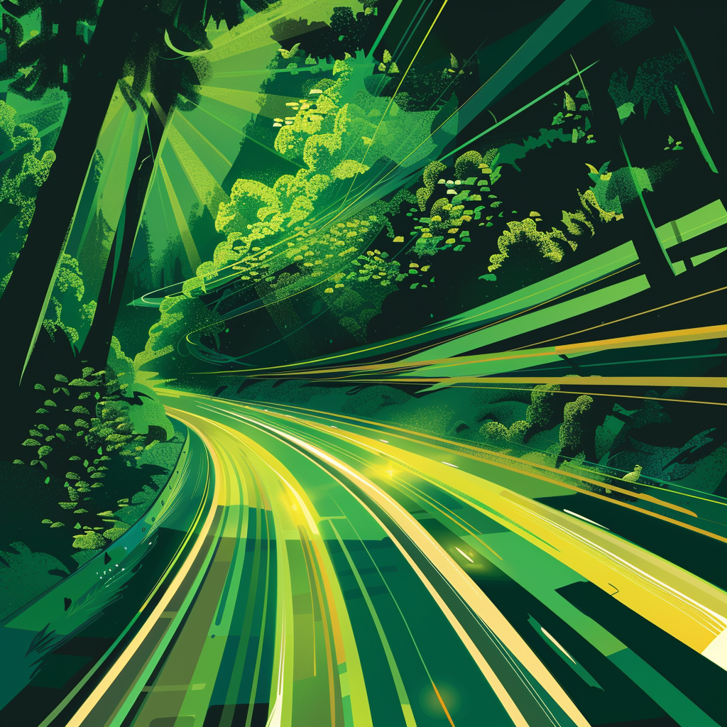 Unleash the Speed: Illustrating ForestVPN, the Ultimate Fast Lane of VPN Services.