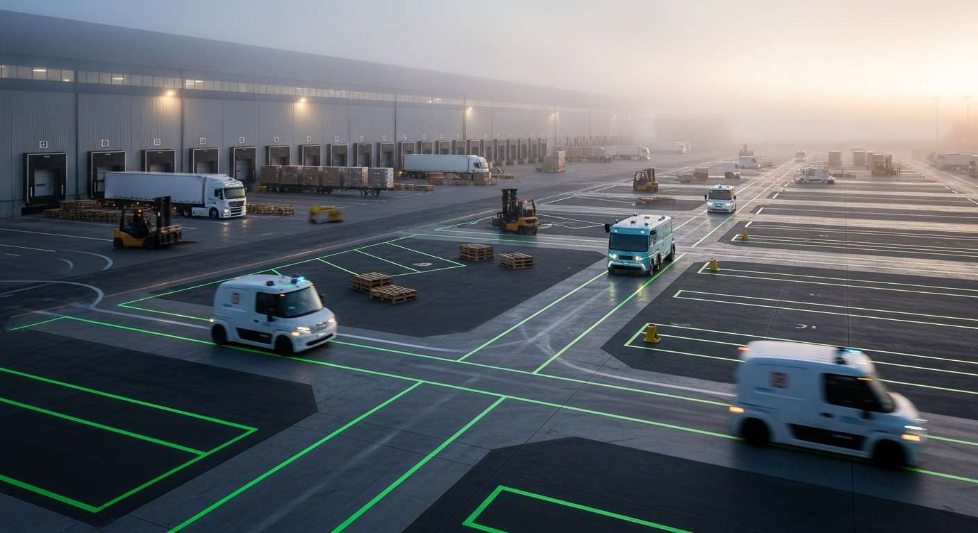 Autonomous Yard Tech Cuts Fleet by 36%: YMX Logistics Success