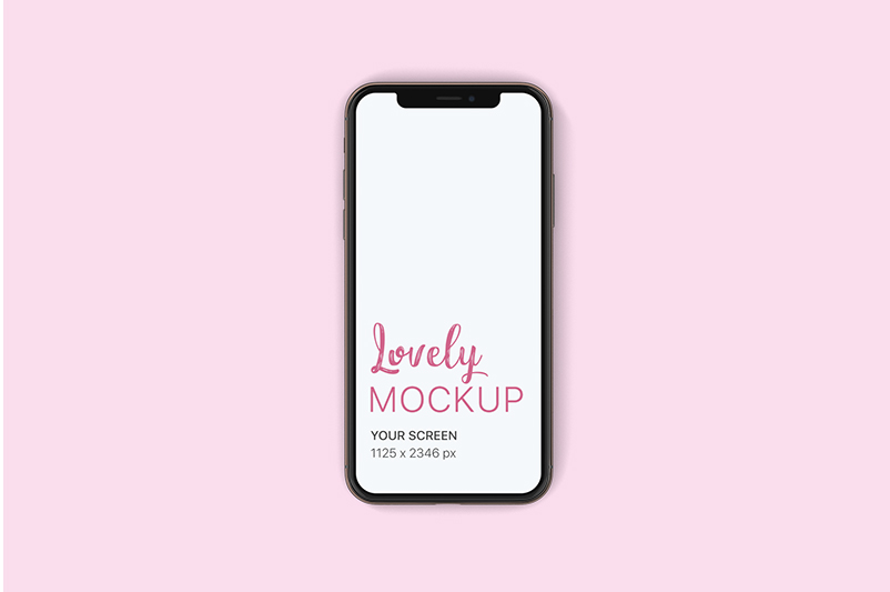 Mockup Featuring an iPhone 11 Against a Solid Surface - Lovely Mockups