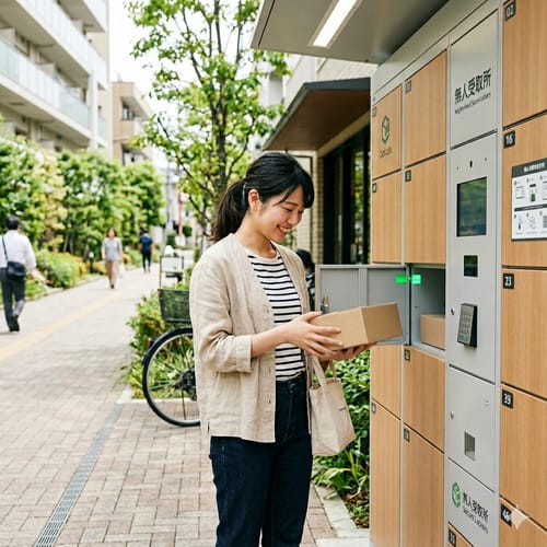 近所に安全で便利な荷物受取所を作ってほしい