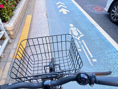自転車専用レーンを増やしてほしい