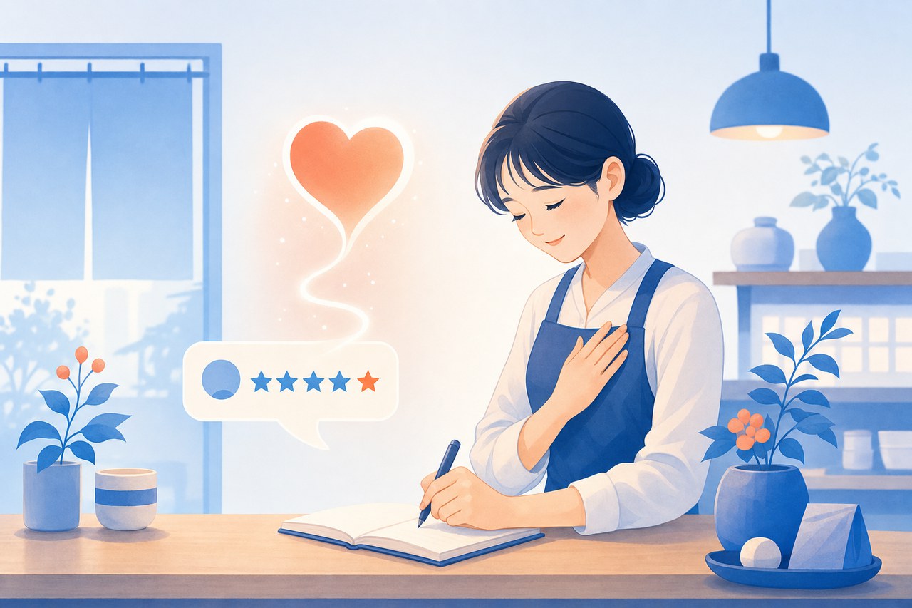 誠実なクチコミ返信で信頼は取り戻せる。心に届く返信文のつくり方