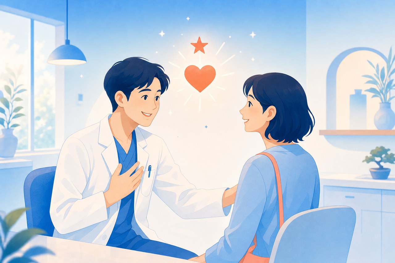 研究データで読む医療機関の口コミ評価──「医師の応対」が★を動かす最大要因だった