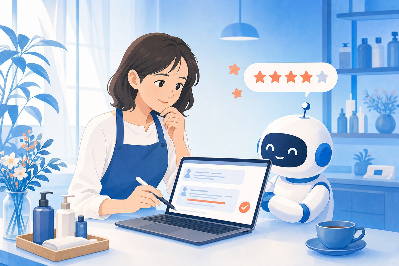 AIでクチコミ返信を効率化するコツと注意点｜使ってよい場面・避けるべき場面