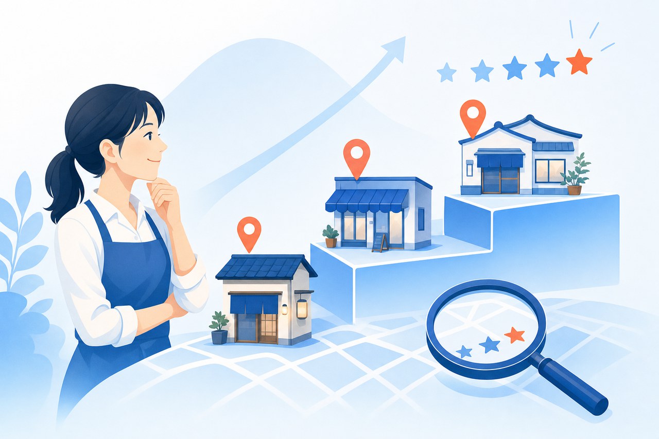 競合に差をつけるローカルSEO——Googleマップで選ばれる店の分析と改善