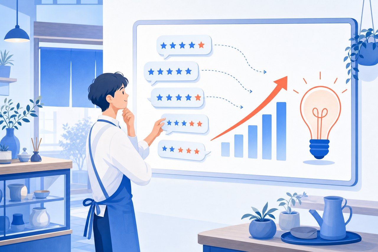 集まった口コミを店舗改善に活かす｜お客様の声(VOC)の読み解き方