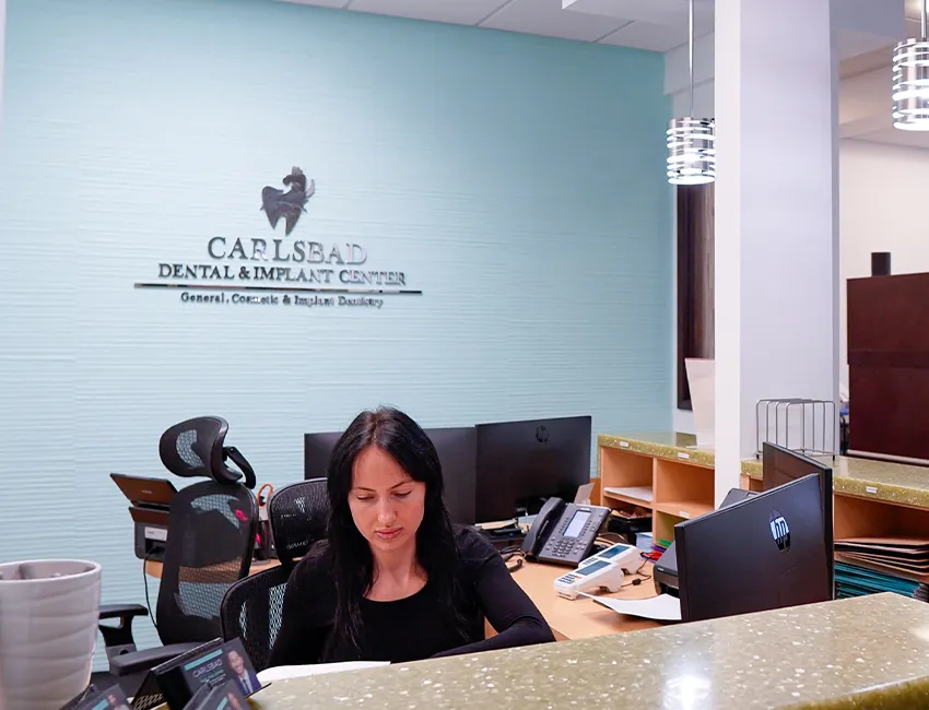 Carlsbad Dental Care front desk