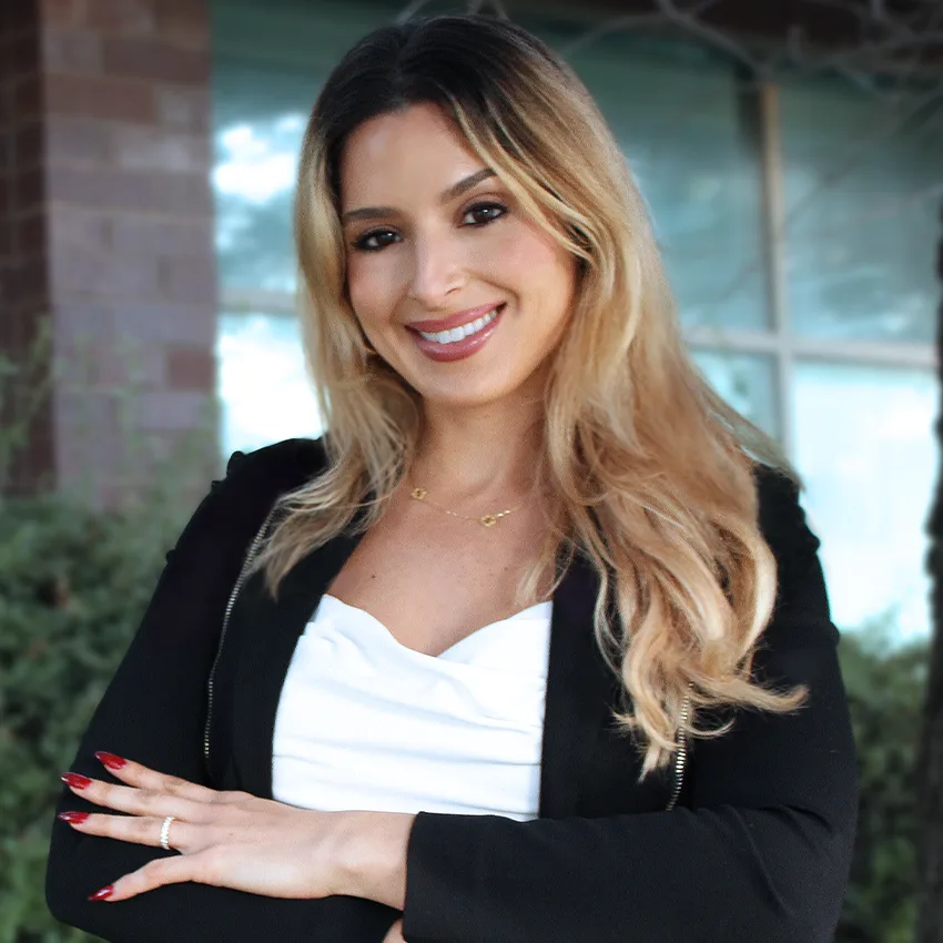 Lead Hygienist: Amanda Garsdean RDH (Has blonde hair)