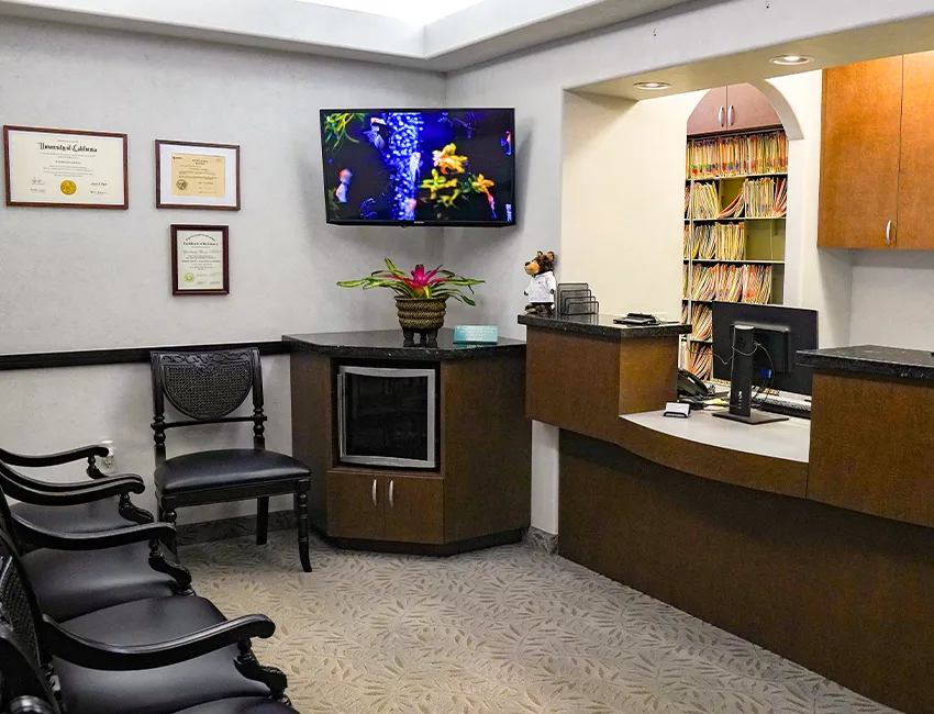 Patient waiting room