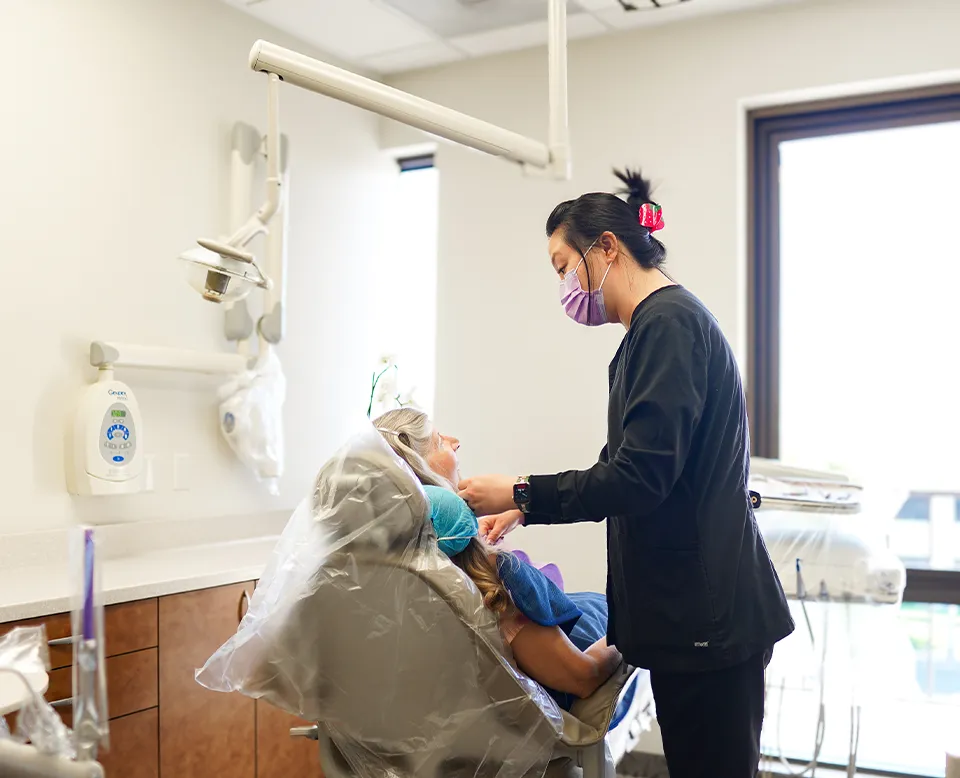 Happy patient at Fullerton Smile Dentistry