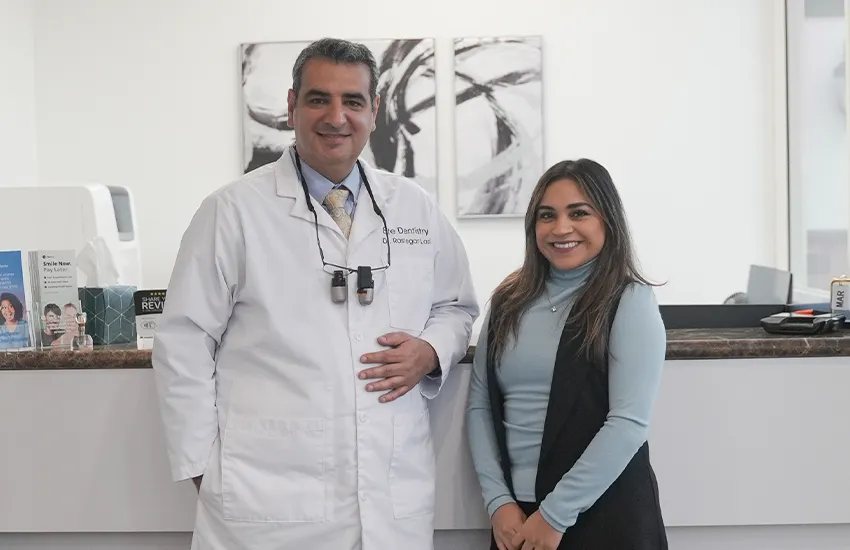 Welcoming new patient