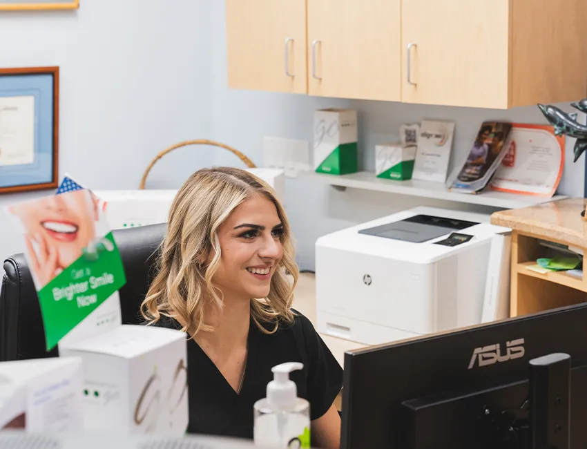 Caring dental staff