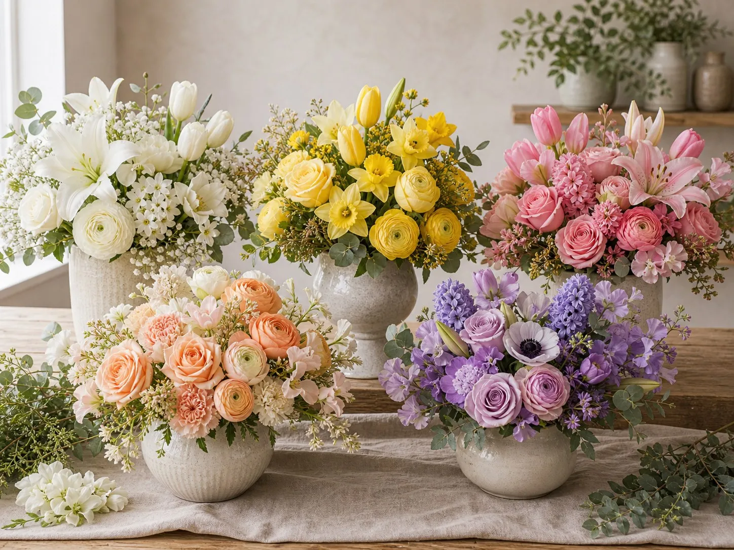 Easter Bouquet Colours