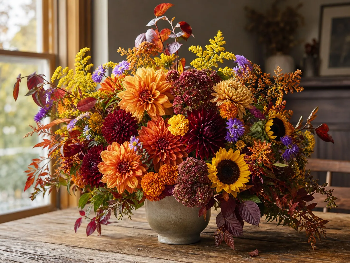 Fall Flowers Hero