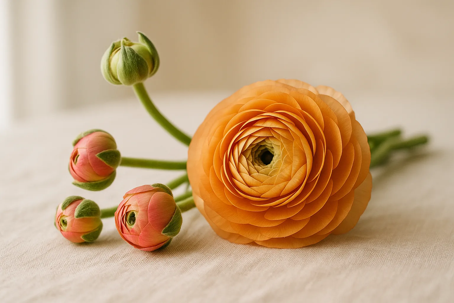 Ranunculus Buds