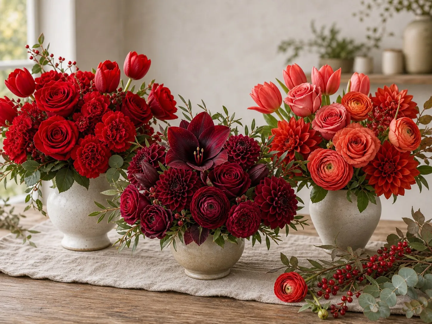 Red Flower Shades