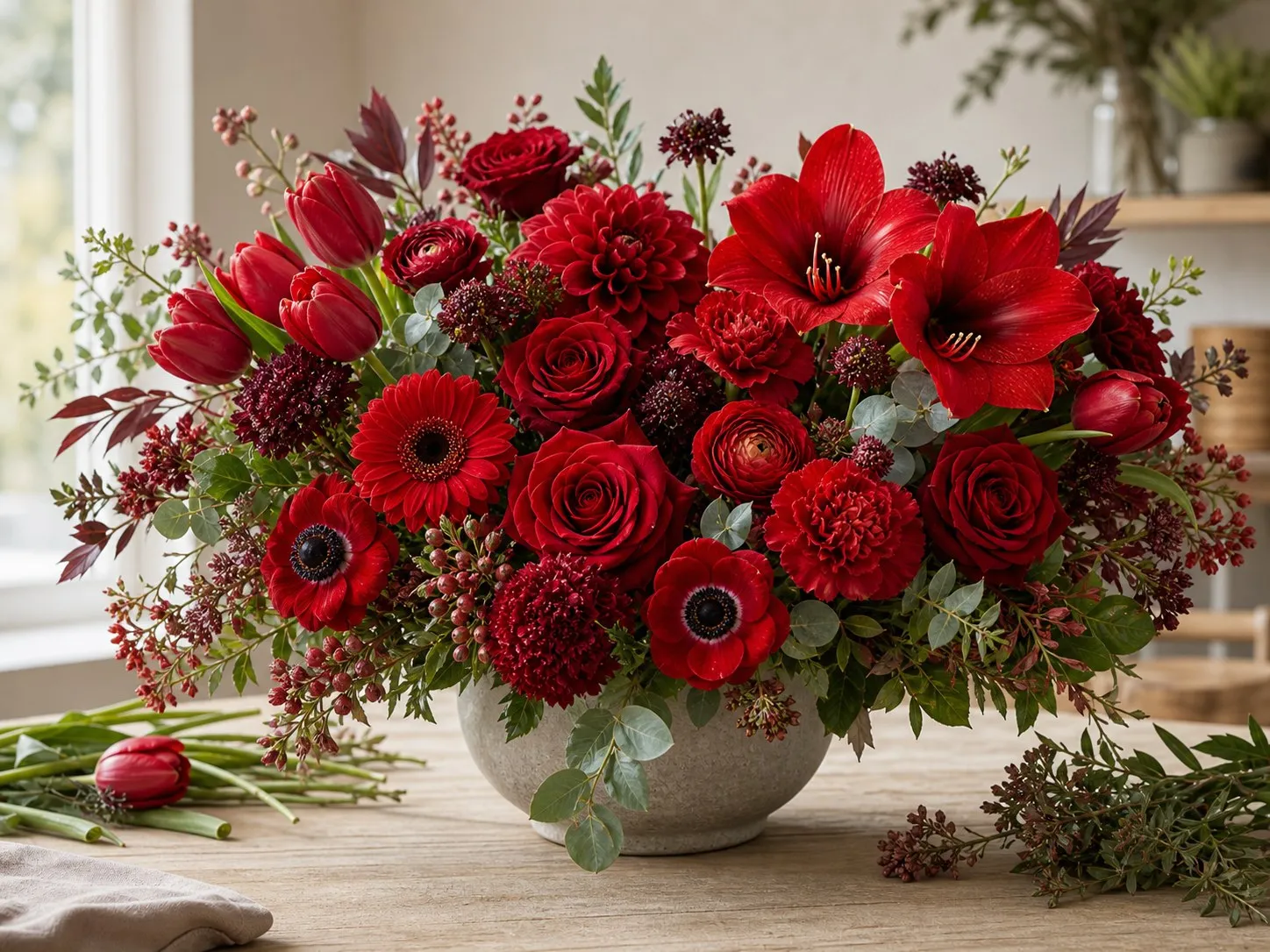 Red Flowers Hero