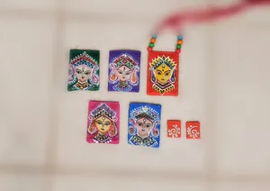 Navratra Jewellery: Necklace and earrings