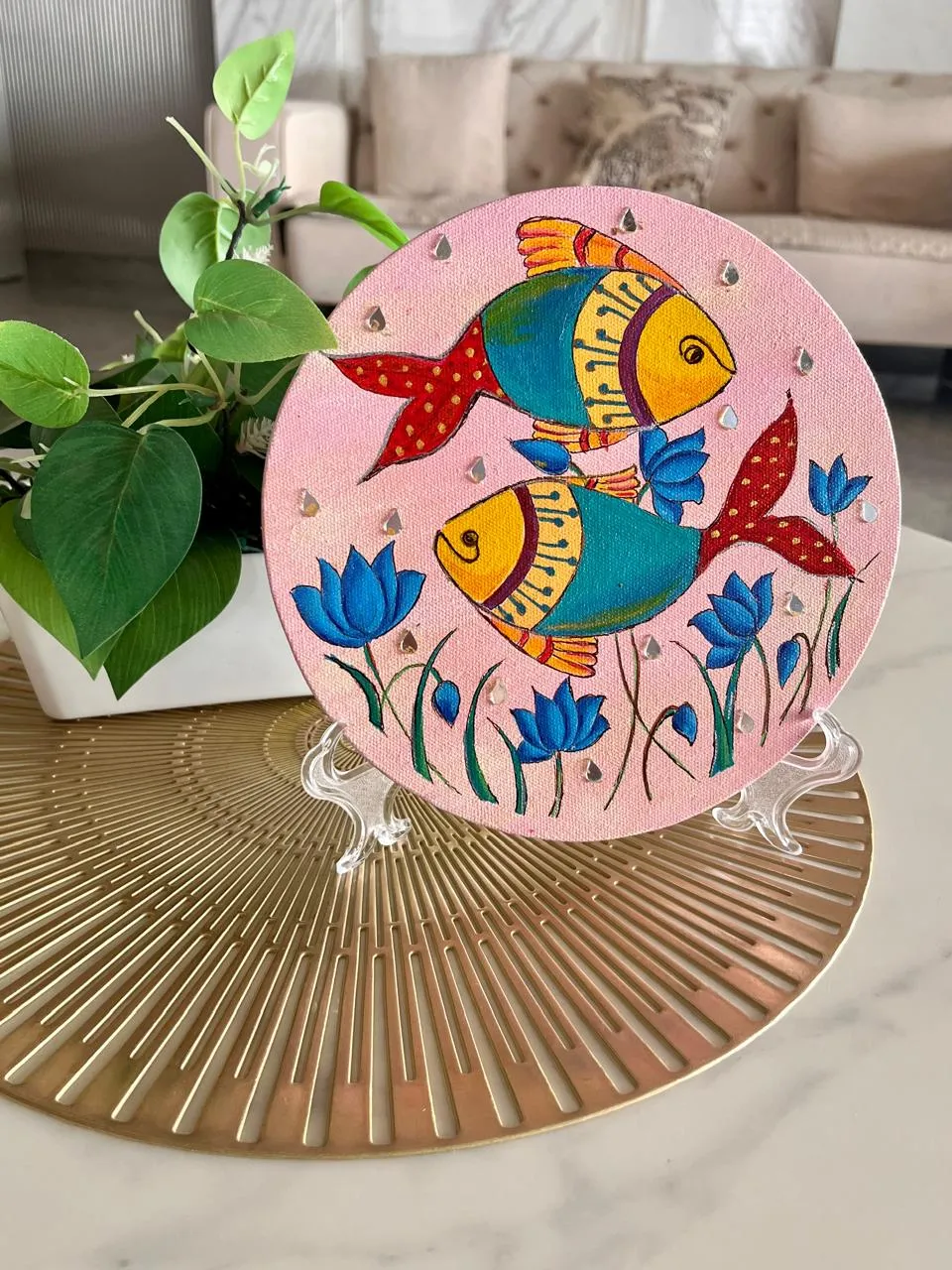 Handcrafted acrylic paintings