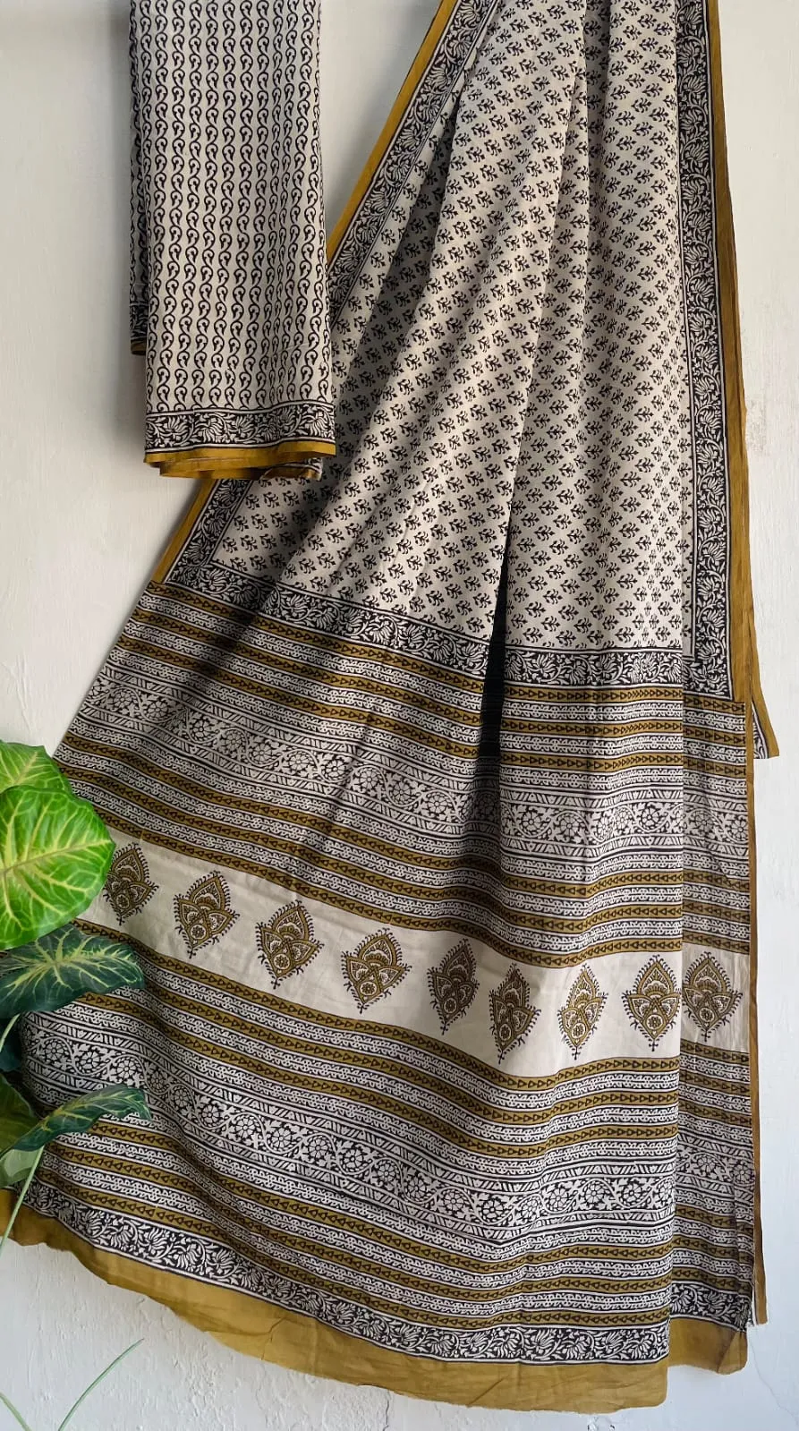 Handblock sarees