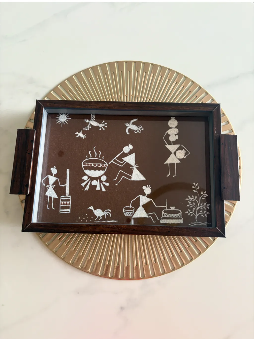 Handmade serving tray