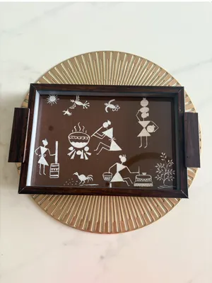 Handmade serving tray