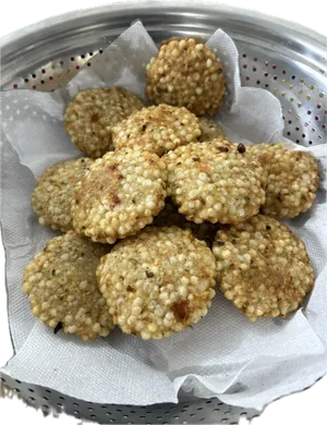 Fasting Shabudana vade & khichdi 