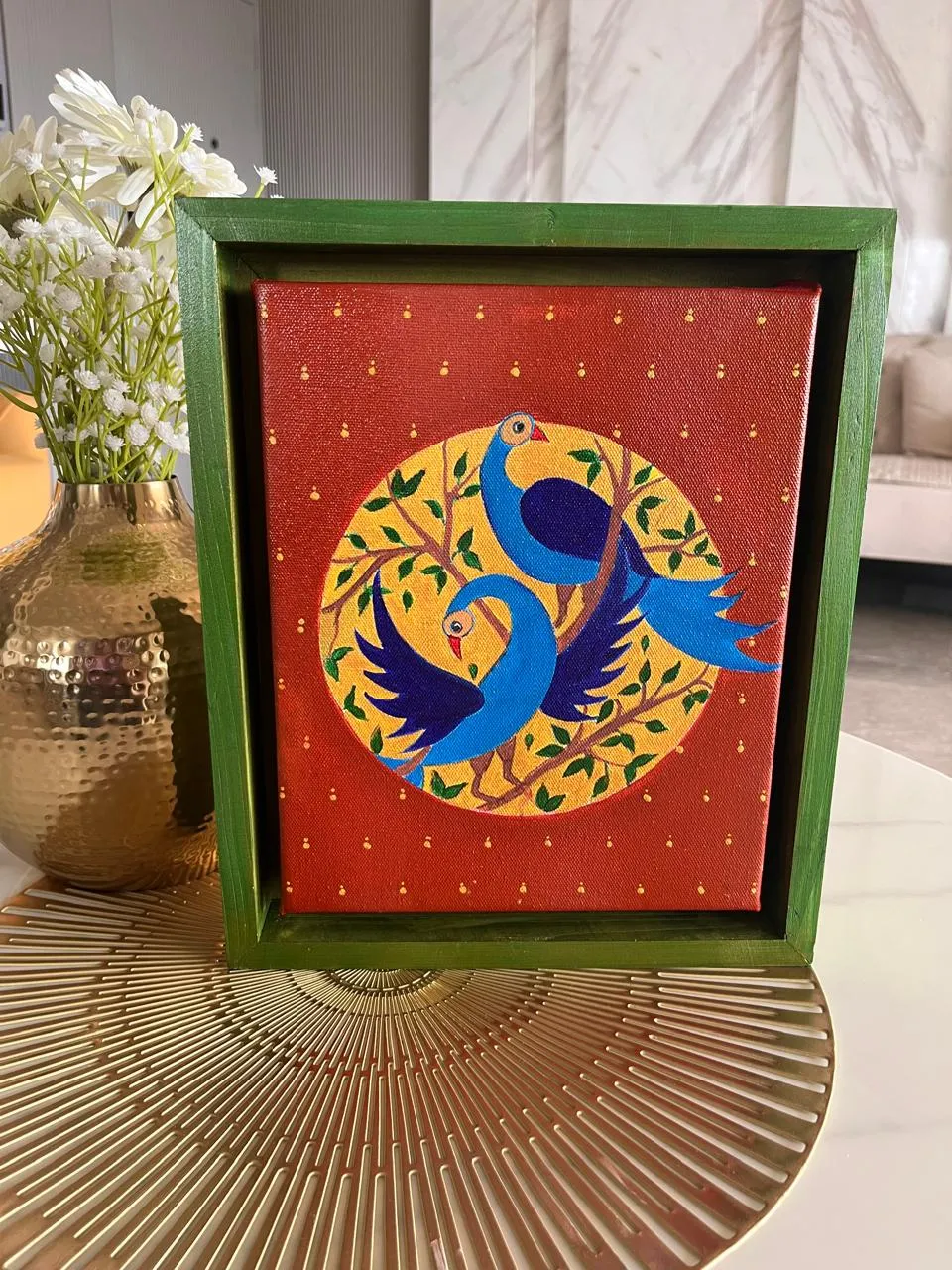 Hand crafted acrylic painting