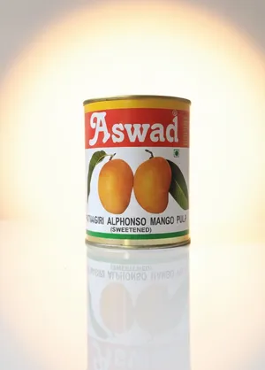 Aswad Ratnagiri Alphonso Mango Pulp [850 grams]