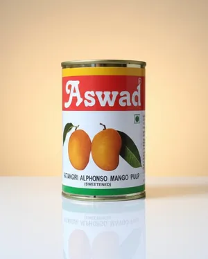 Aswad Ratnagiri Alphonso Mango Pulp [450 gm]