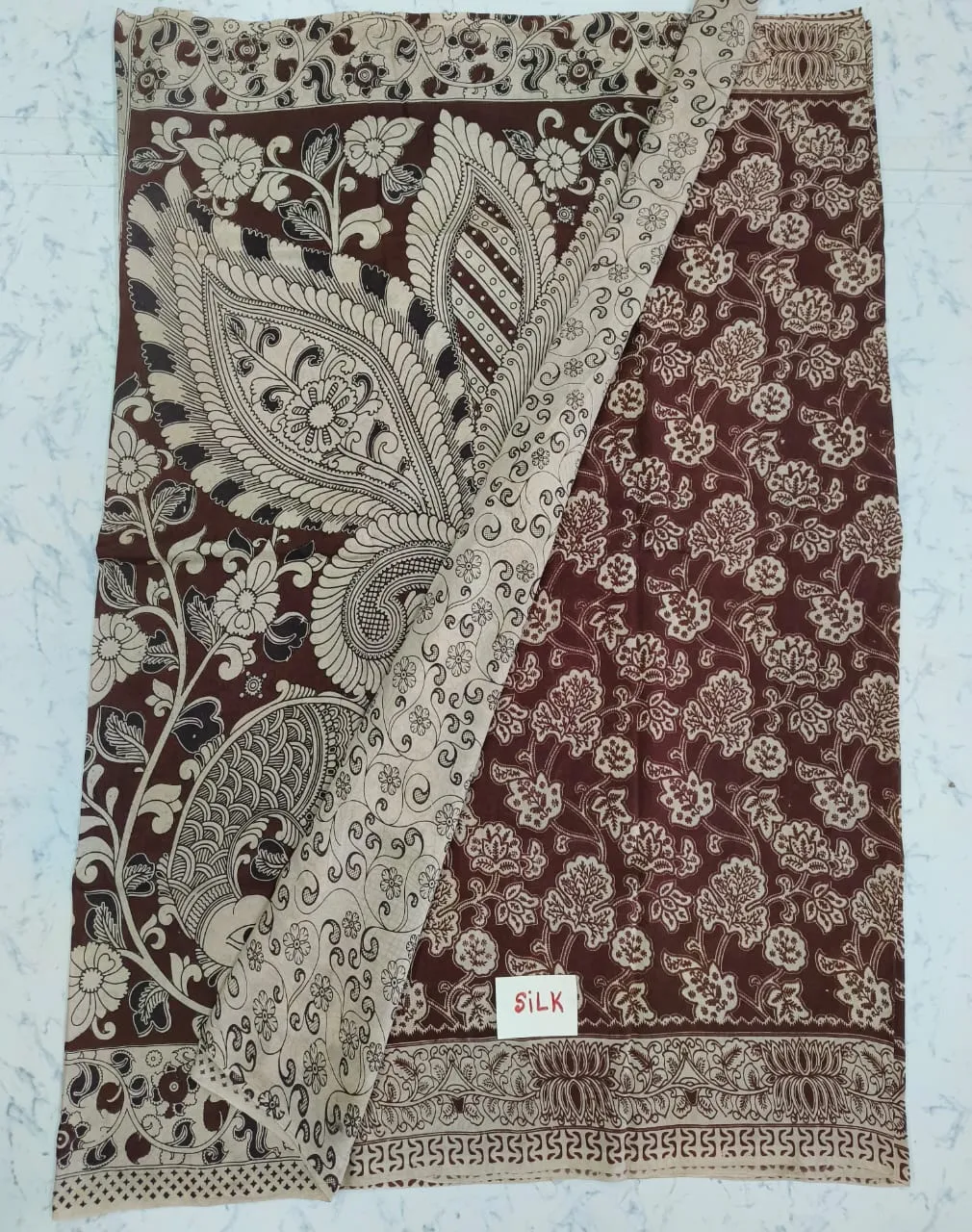 Kalamkari Chennur silk sarees