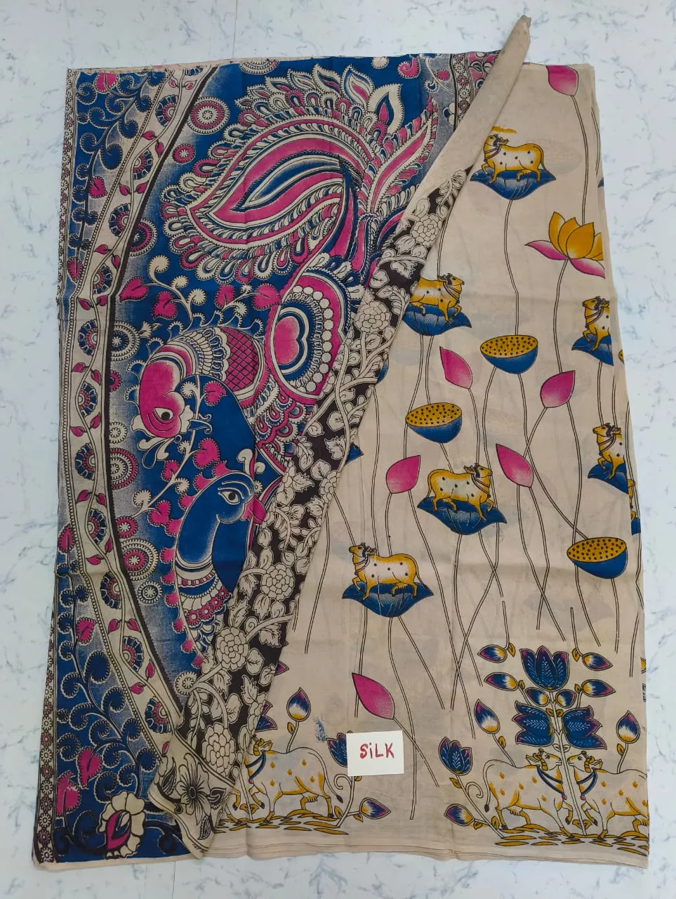 Kalamkari Chennur silk sarees
