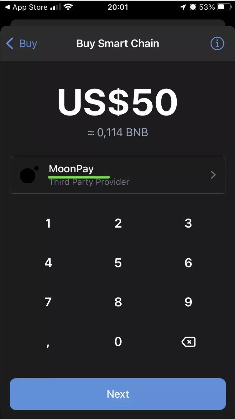 Buy crypto apple pay no kyc 0.08998881 btc usd